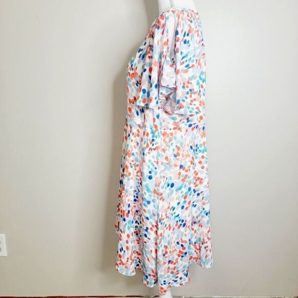 Maeve Anthropologie Spotted Dress Size Medium Petite - Picture 5 of 8